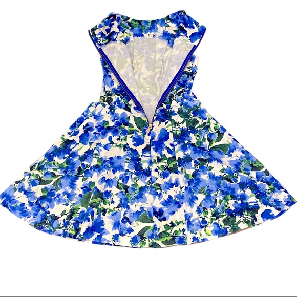 MILLY Fit & Flare Floral Dress - Picture 3 of 6